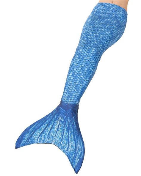 Fin Fun Girls Mermaid Tail For Swimming Monofin Arctic Blue Size 8