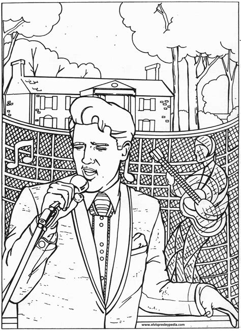 Free Free Elvis Coloring Pages, Download Free Free Elvis Coloring Pages ...