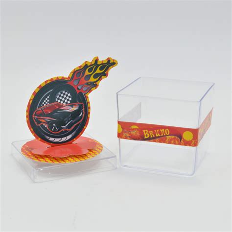 Tags 3d Caixinha de Acrílico Hot Wheels C909 Elo7