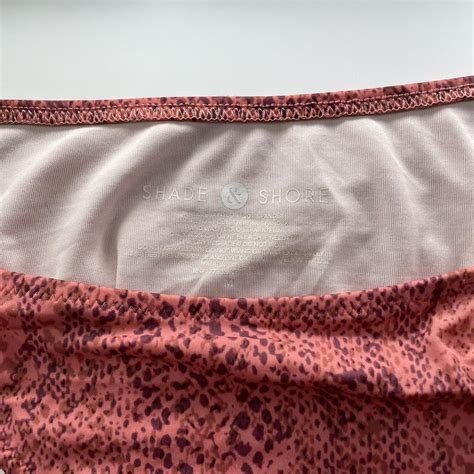 Shade Shore Red Snake Skin Bikini Bottoms Depop