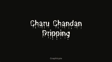 10 Slimy And Dripping Canva Fonts Graphic Pie