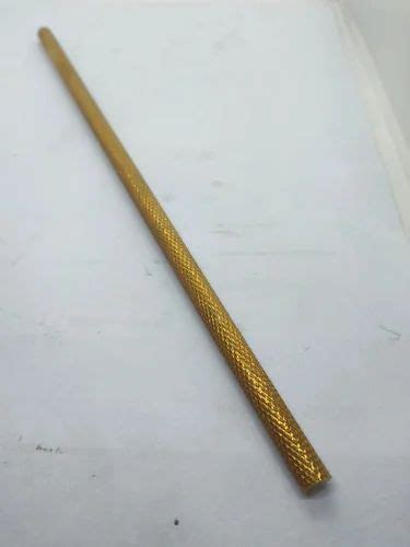 Hot Rolled Cz Brass Round Knurling Rod Inches Meter At Rs