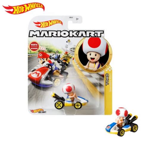 Mattel Hot Wheels Mario Kart Toad Standard Kart Vehicle Ct Frys Food Stores