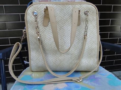 Du A Be Owa Torebka Nude Cielista Z Ote Detale Oficjalne Archiwum Allegro