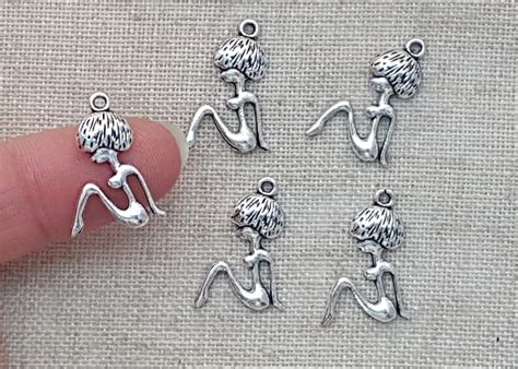 Nude Woman Charms X Woman Charms Lady Charms Female Form Etsy