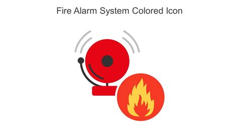 Fire Alarm System Colored Icon In Powerpoint Pptx Png And Editable Eps Format Ppt Presentation