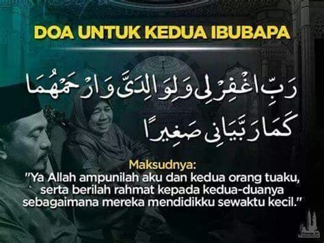 Doa Ibu Bapa In English Dakwah Islami