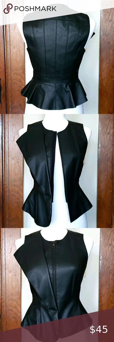 Bcbg Vegan Leather Vest Fashion Clothes Design Vegan Leather