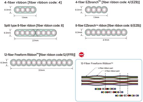 Primary Coated Fibersecondary Jacketed Fibersfiber Ribbons｜optical