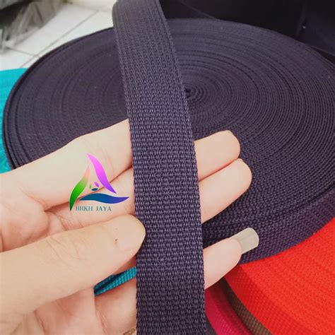 Jual TALI WEBBING STRAP TAS LT LEBAR 2 5 CM METERAN Shopee Indonesia