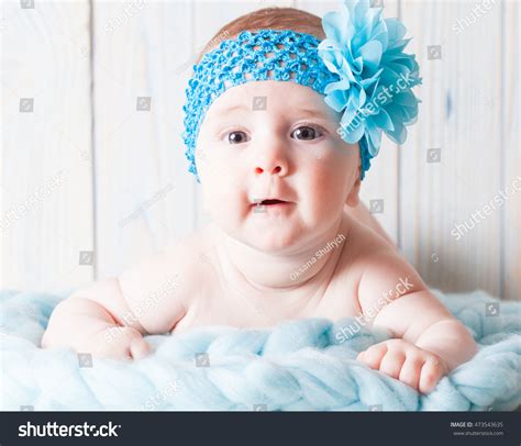 Naked Baby Girl Lying On Soft Stock Photo Edit Now