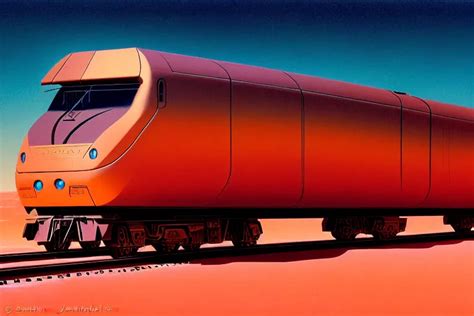 A Huge Train Car Traveling Through The Desert Stable Diffusion OpenArt