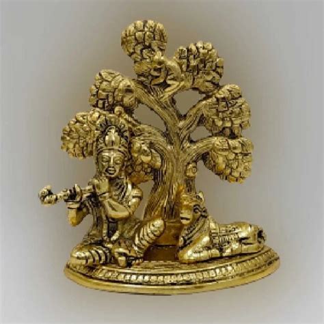 Aluminium Golden Radha Krishna Statue Home At Rs 220 In Hathras ID