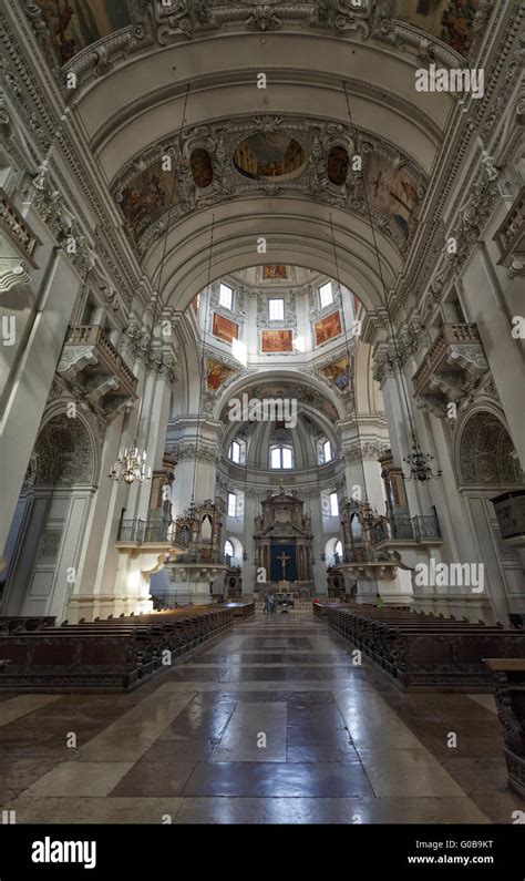 The Cathedral of Salzburg Stock Photo - Alamy