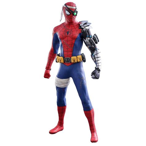 Hot Toys Spider Man Videogame Masterpiece Action Figure Cyborg Spider Man Suit Toy Fair