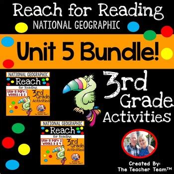 Reach For Reading Rd Grade Unit Bundle Weeks For National Geographic