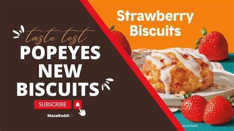 Popeyes Strawberry Biscuits 🫥🥯🍓 Simplyshaquille Youtube