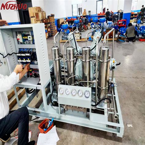 China NUZHUO Gas Cylinder Filling Compressor Oxygen Booster High