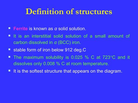 Iron iron carbon equilibrium diagram | PPT