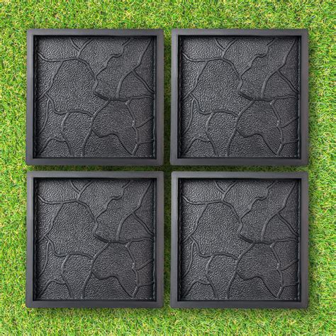 Buy Betonex Plastic Molds Concrete Set Patio Paving Mold 4 Pcs Big