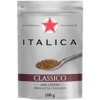 Купить Кофе Италика Классико растворимый сублимированный м/у, 0.100 кг