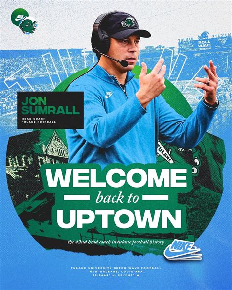 Tulane Football hires Jon Sumrall as Head Coach : r/CFB