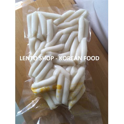 Lento Shop 韓國年糕 辣炒年糕 韓式年糕條 떡볶이떡 Topokki 500克g 小包裝 蝦皮購物