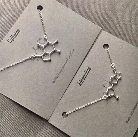 Caffeine Bracelet Molecule Bracelet Molecule Jewellery Chemistry