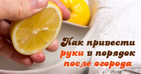 Средство для чистки рук после огорода