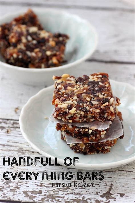 Dried Fruit and Nut Bars • Pint Sized Baker