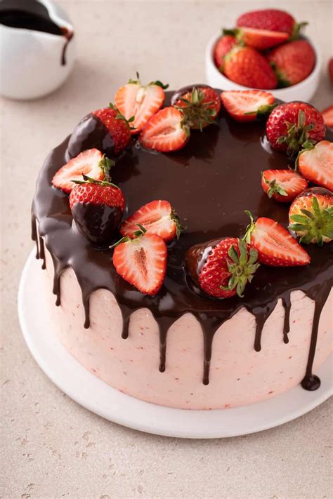 Chocolate Strawberry Cake Recipe Chocolate Strawberry Cake