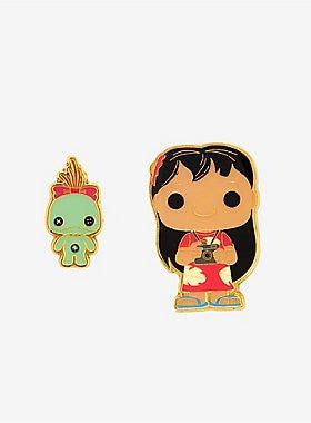 Funko Pop Disney Lilo Stitch Lilo Scrump Pin Set Hot Topic Artofit