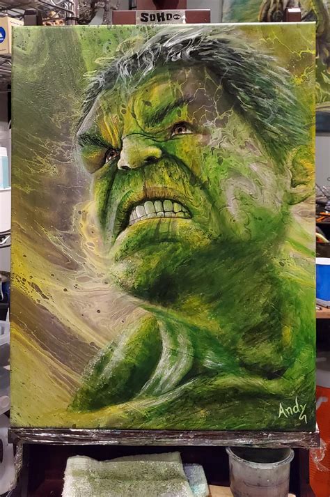 Hulk Painting I Just Finished Rmarvel
