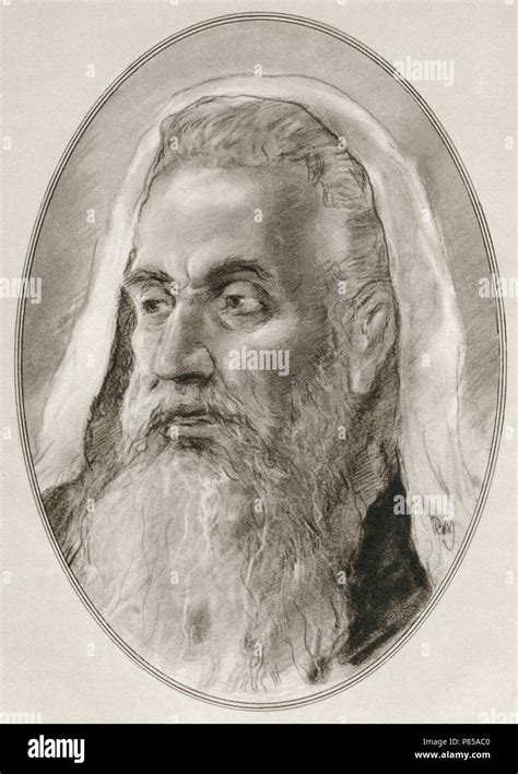 Isaiah 8th Century Bc Jewish Prophet Illustration By Gordon Ross