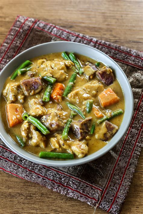 sweet potato  chicken curry ang sarap
