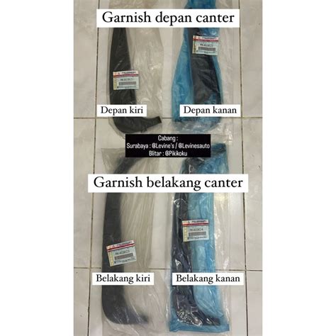 Jual Garnish Pintu Depan Canter Original Garnish Pintu Belakang