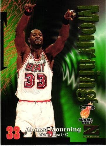 Skybox Z Force Alonzo Mourning Miami Heat Ebay