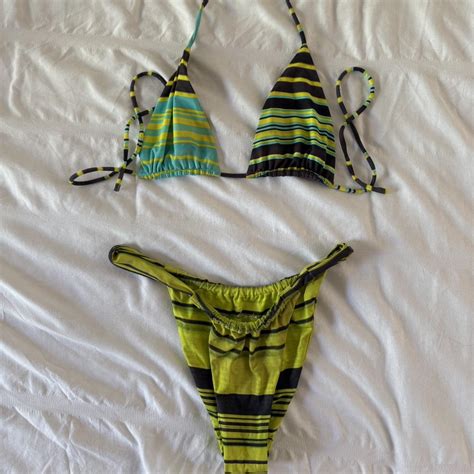 Bamba Swim Reef Bikini Set Malibu Top Size Depop