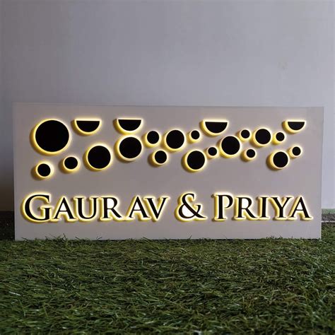 Acrylic Black 3d Name Boards For Office At Rs 10inch In Navi Mumbai