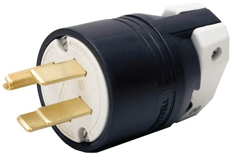 Hubbell HBL9451C 50 125 250 Volt 3 Pole 4 Wire NEMA 14 50P Black