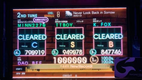 Jubeat BeyondNever Look Back In Sorrow ADV EXC YouTube