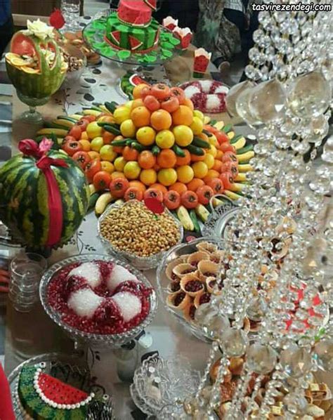 تزیین یلدایی عروس میم پلاس