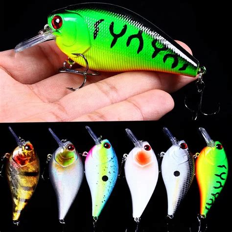 Hengjia Se Uelo De Pesca Artificial Wobbler Piezas Cm G