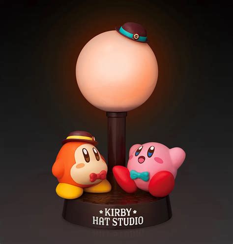 Kawaii Hot Air Balloon Kirby Lamp Kuru Store