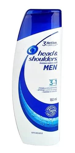 Shampoo Head Shoulders Men 3en1 Control Caspa 180ml Meses sin interés