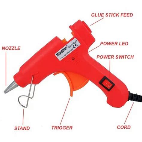 Pegamento Watt Hot Melt Glue Gun With Glue Sticks Mm Red Color At Rs In Ghaziabad