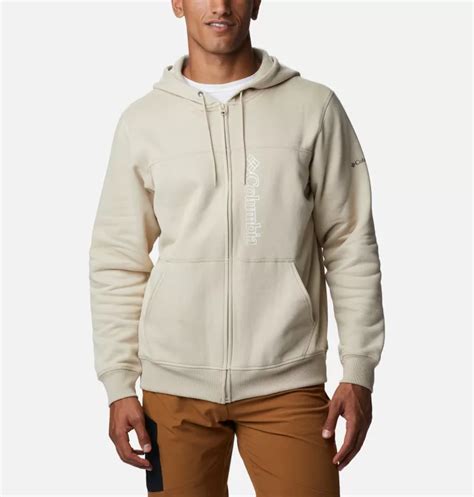 Mens Columbia™ Logo Full Zip Fleece Hoodie Columbia Sportswear