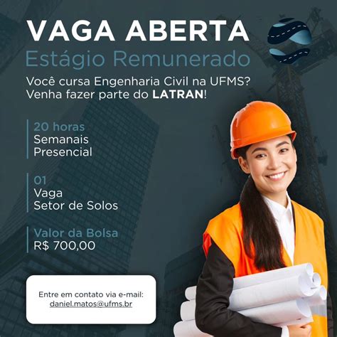 Vaga De Engenharia Civil - » Latran oferece vaga de estágio para estudantes de Engenharia Civil