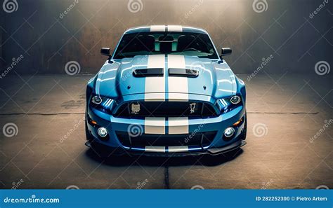 Ford Mustang Shelby Gt M Sculo Geral Americano Ai Ilustra O Stock