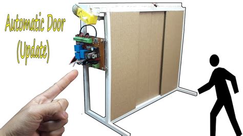 Update Automatic Door From Cardboard No Using Ir Proximity Sensor V2